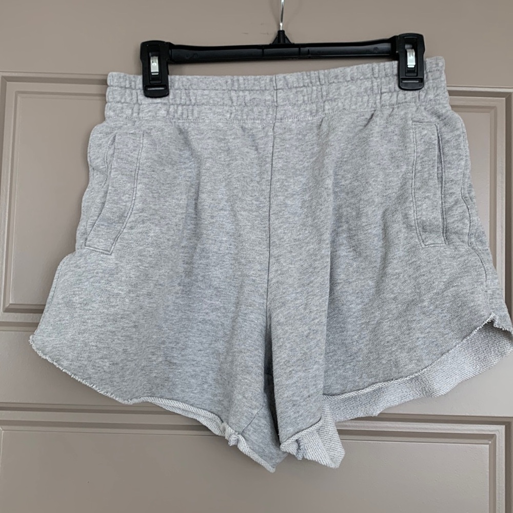 AERIE GREY LOUNGE SHORT HIGH WAIST SMALL